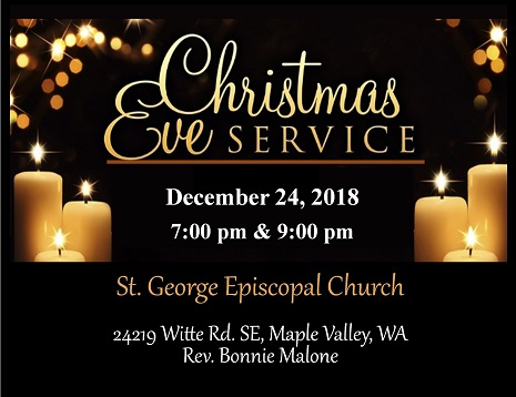 Candlelight Christmas Eve Services At St George Maple Valley The Episcopal Diocese Of Olympia