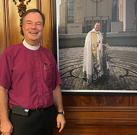 Unveiling Bishop Rickel’s Portrait