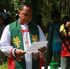 Visit from Bishop Ernie Moral of the Episcopal Diocese of the Southern Philippines