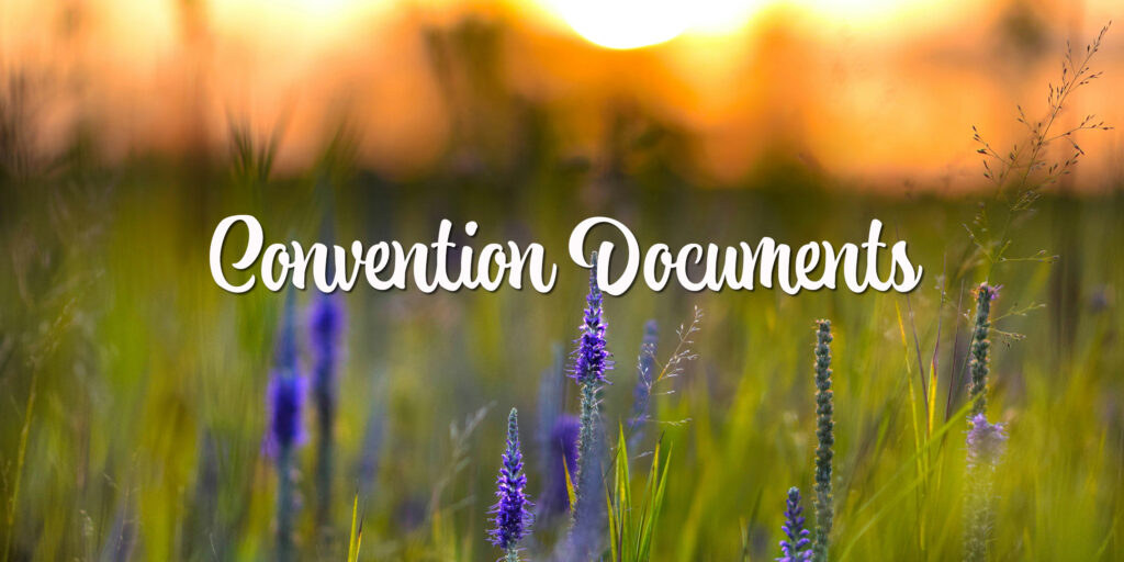 Convention 2024 Documents