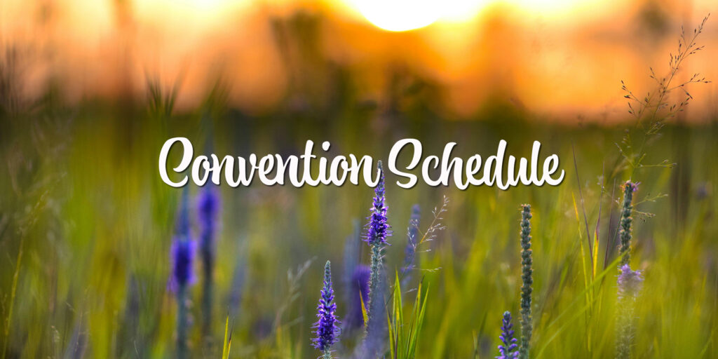 2024 Convention Schedule